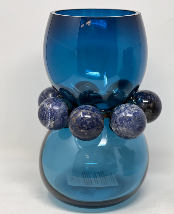 Vase Tiffany Duck Blue - Sodalite