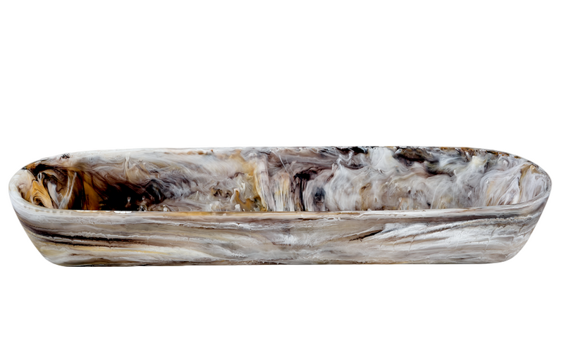 Classical - Boat Bowl Large Mocha Swirl