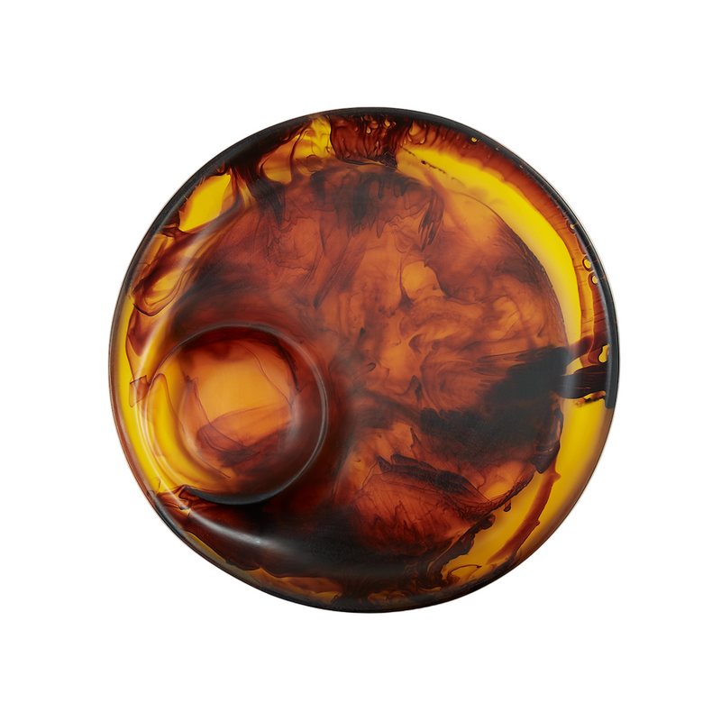 Signature - Round Chip & Dip Tortoise Swirl