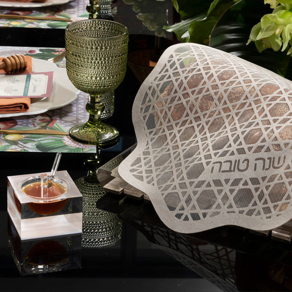 Acrylic Honey & Salt Dish White