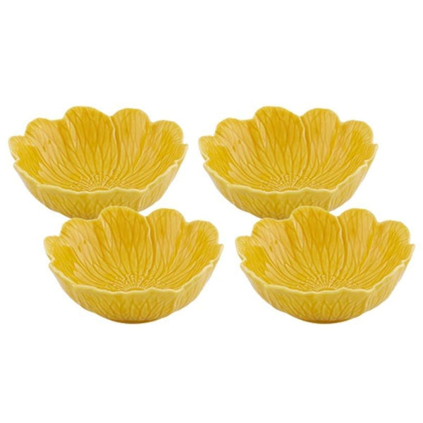 Flora - Large Bowl Yellow (Set of 4)
