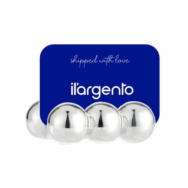 Perles - Silver Plated Place Card Holder (Set of 2)