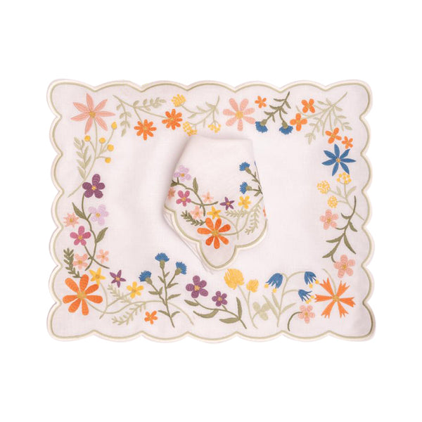 Spring - Garden Linen Napkin & Placemat