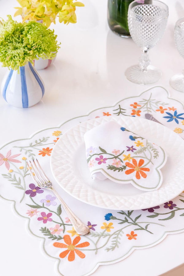 Spring - Garden Linen Napkin & Placemat