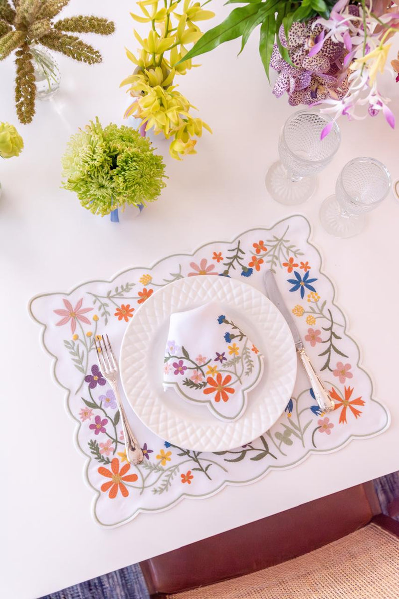 Spring - Garden Linen Napkin & Placemat