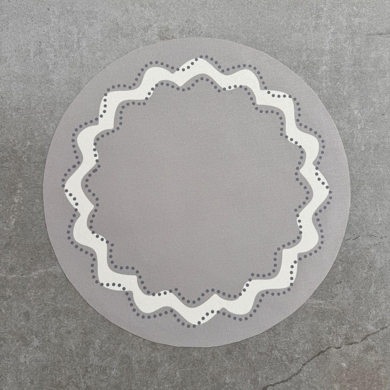 Round - Placemats Grey (Set of 4)