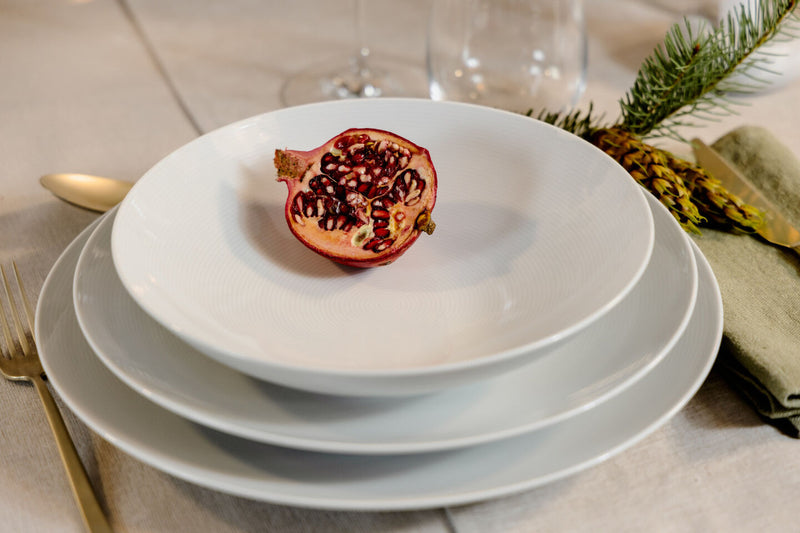 Loft White - Round Dinner Plate (Set of 4)