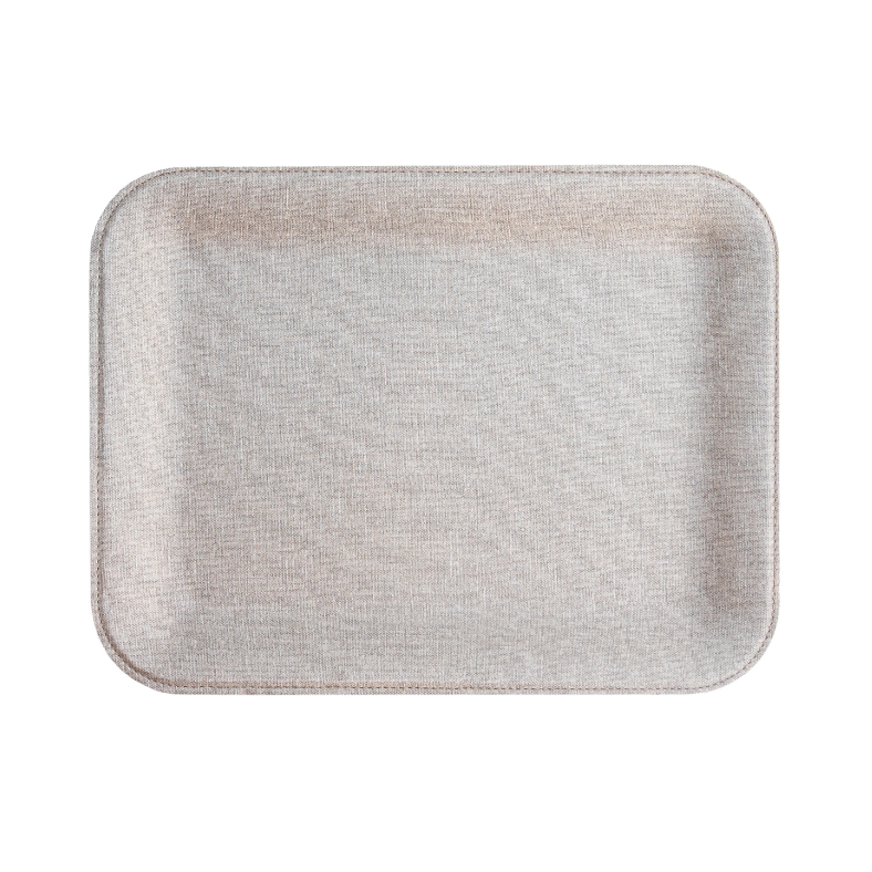 Decorating - Small Serving Tray Linen Latte