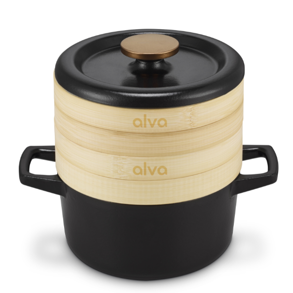 Nori - Cast Iron Cocotte with Steamer