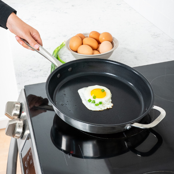 Maestro - Stainless Steel Nonstick Frying Pan