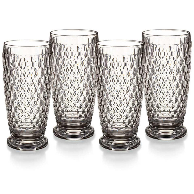 Boston - Clear Highball / Beer Tumbler (Set of 4)