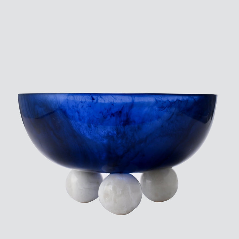 Vera Allure Azure / White Bowl Large