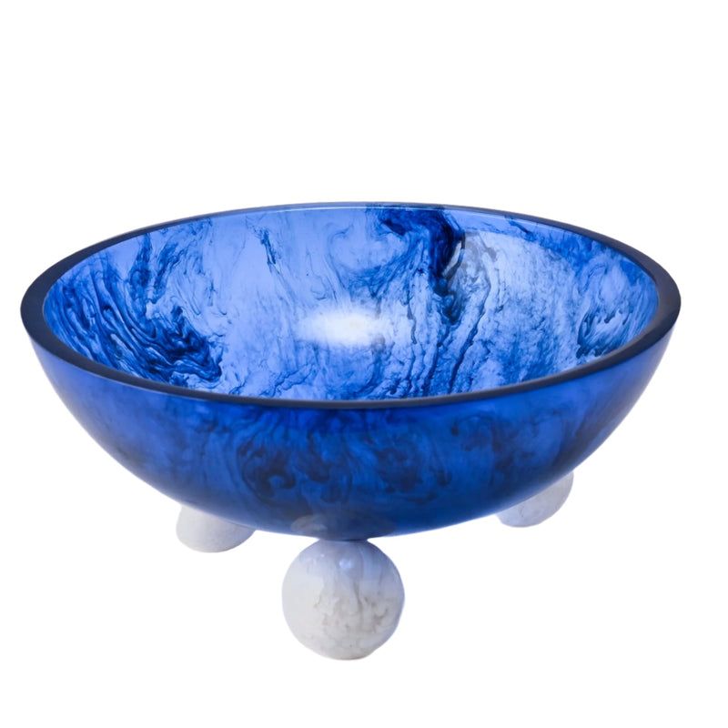 Vera Allure Azure / White Bowl Large