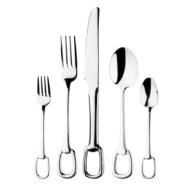 Vikko - Dine, Venice Shiny Silver Flatware (Set of 20)