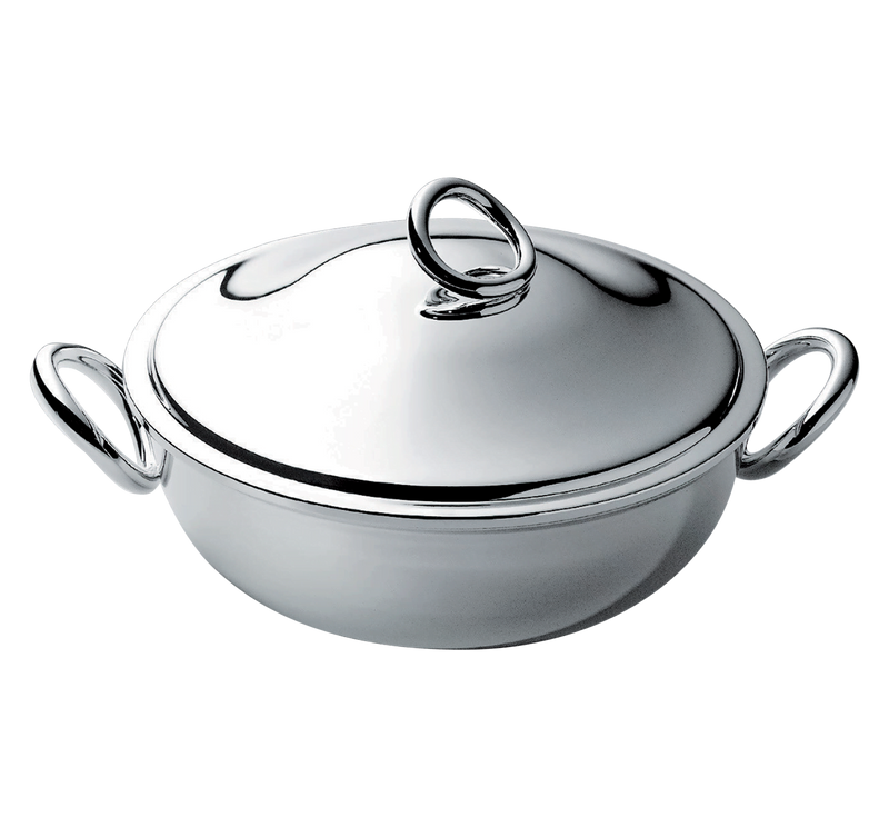 Vertigo - Silver Plated Vegetable Dish with Lid
