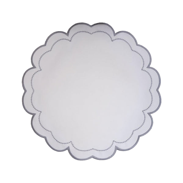 Victoria - Impermeable Grey Placemats (Set of 4)