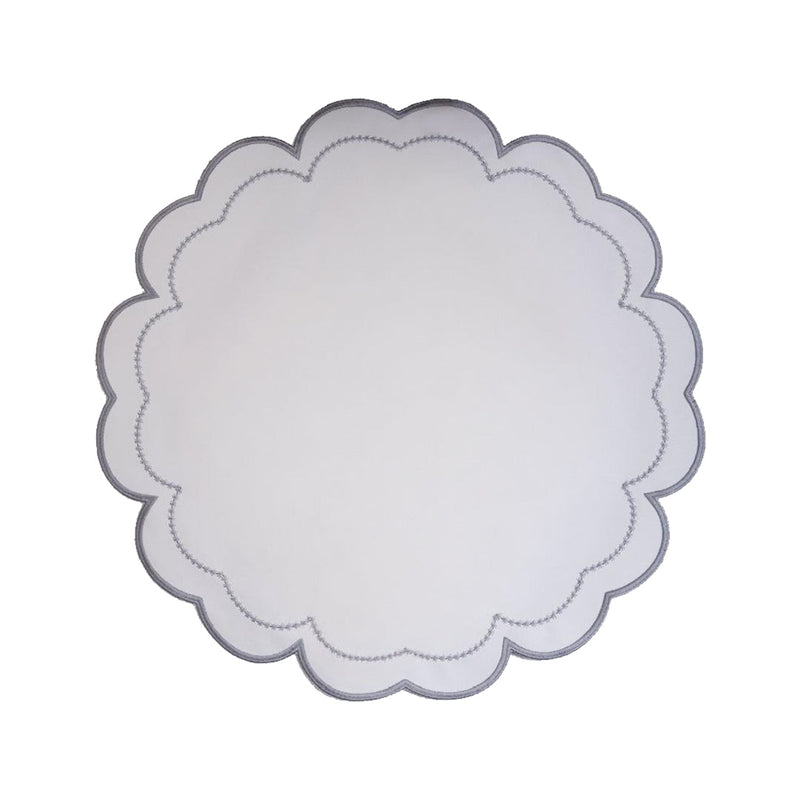 Victoria - Impermeable Grey Placemats (Set of 4)
