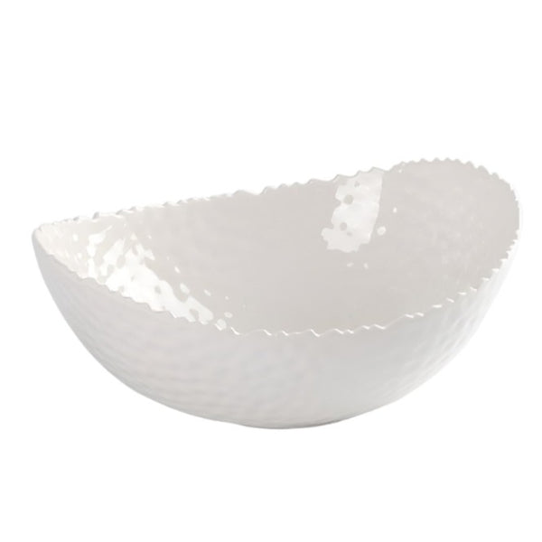 Waves - White - Large Oval Bowl