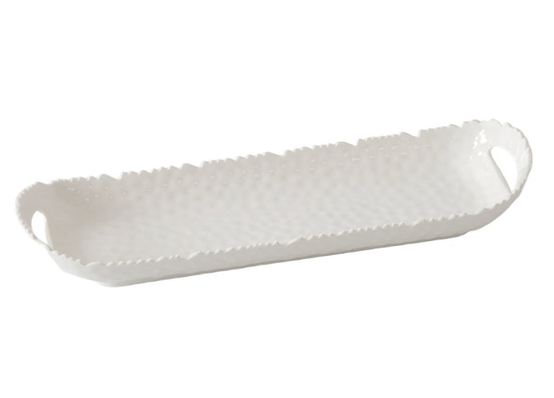 Waves - White - Long Tray with Handles