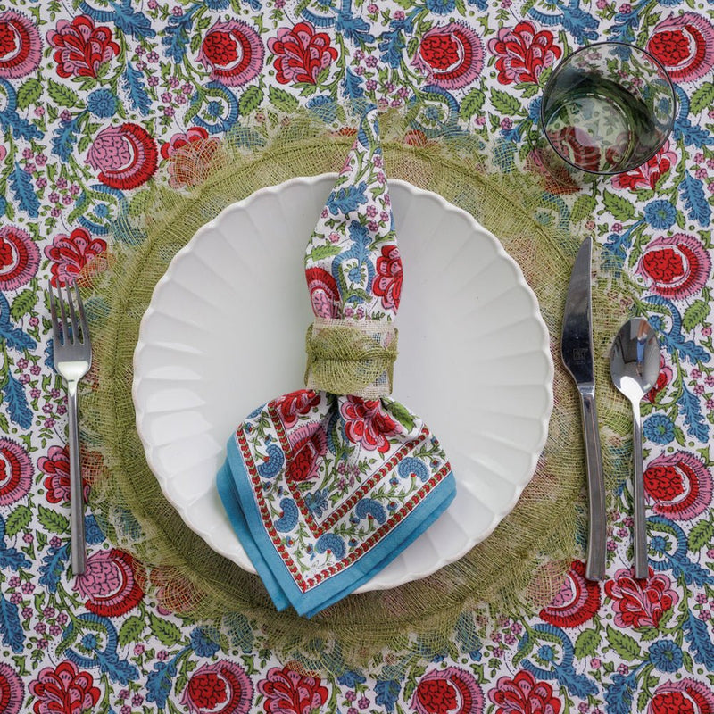 Poplar Leaf - Fern Rice Paper Placemat (Set of 4)