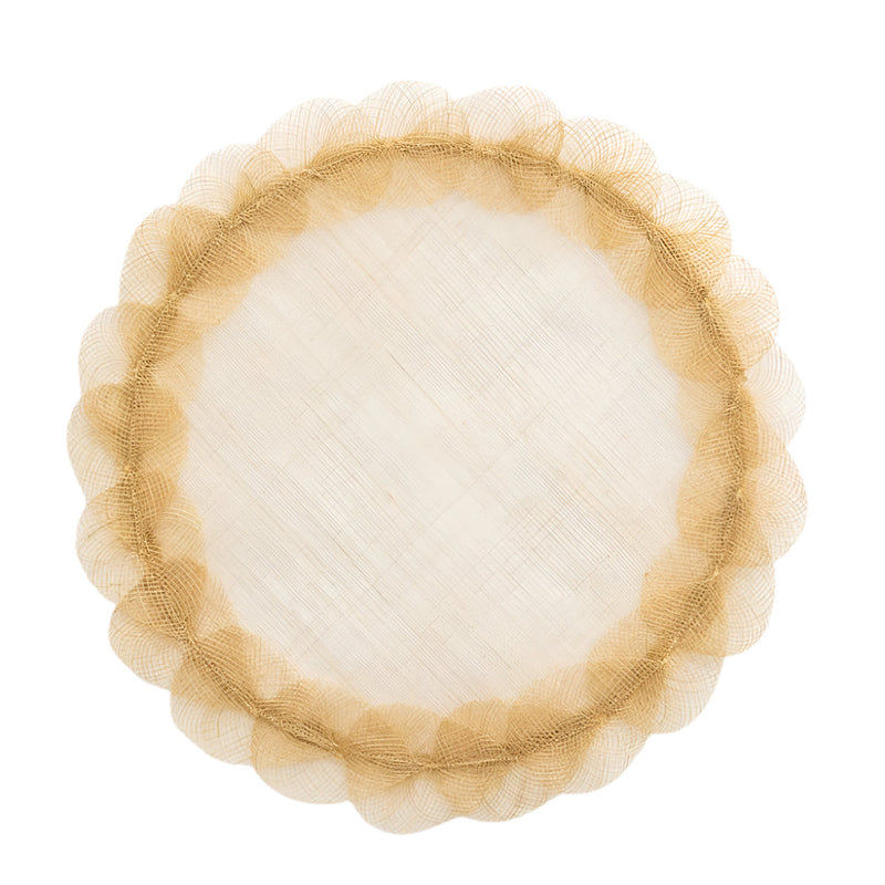 Poplar Leaf - Mustard Rice Paper Placemat (Set of 4)