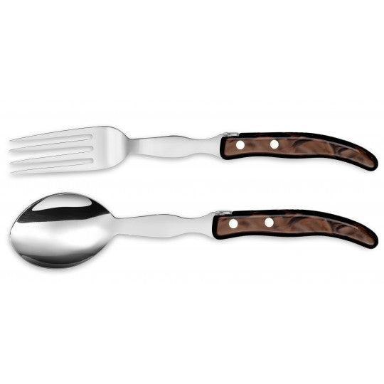 Berlingot - Serving Resin Handle Brown (Set of 2)