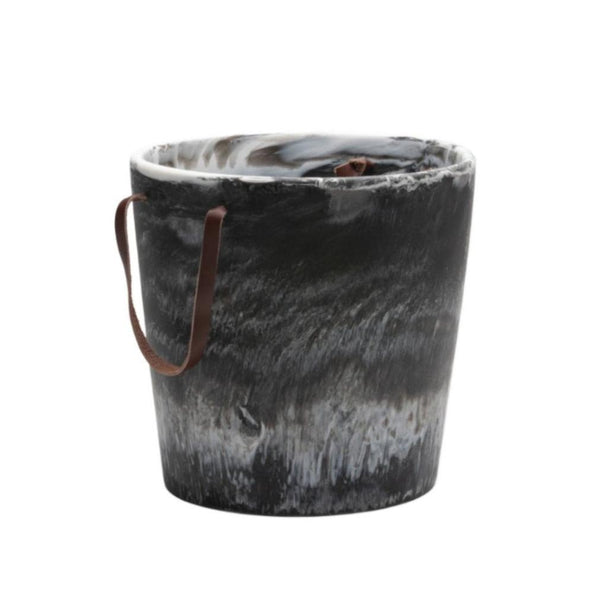 Wesley - Swirled Ice Bucket Black