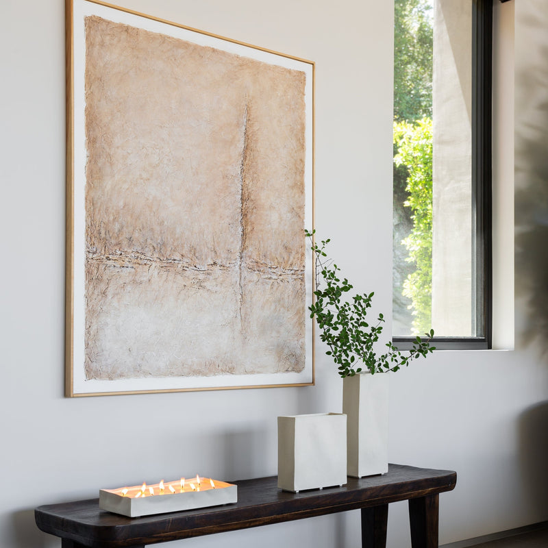 Rue - Wide Blanc Vase