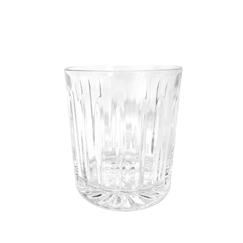 Whiskey Glass Stripes Clear