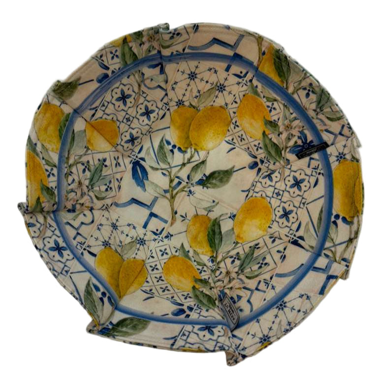 Fruit - F363 Lemon Bread Basket Light Blue