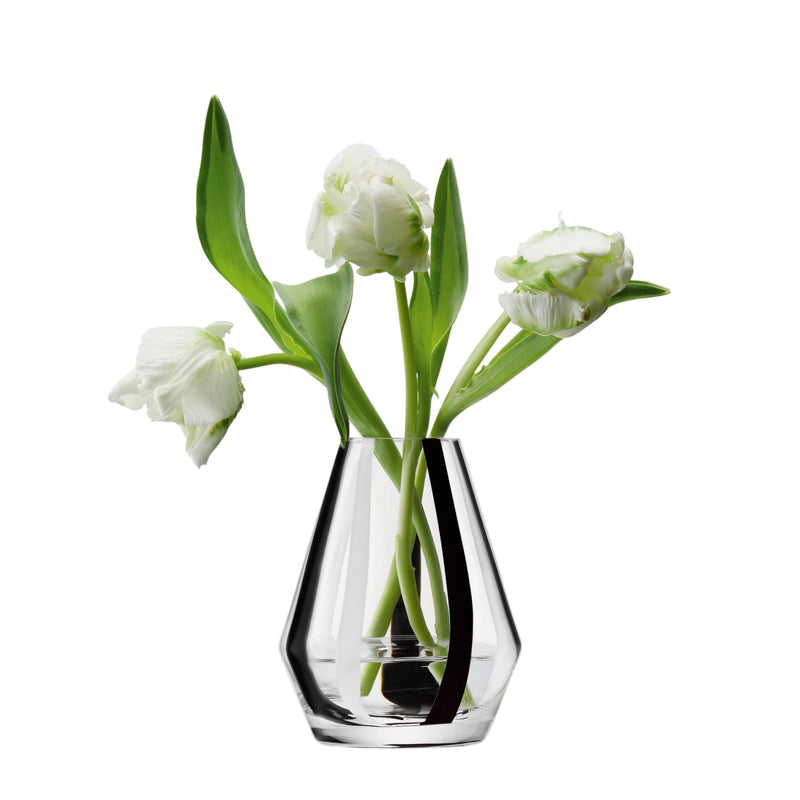 Stripe - Black & White Small Vase