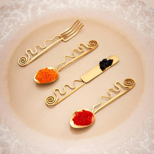 Spirale - Cocktail Spoons (Set of 4)