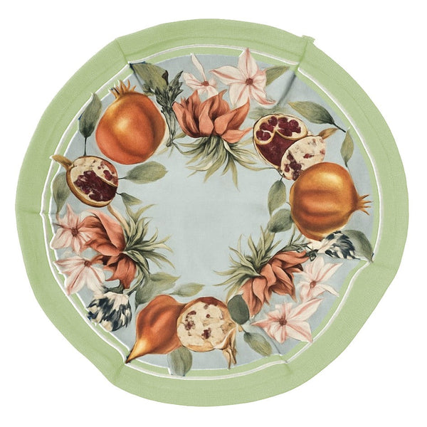Pomegranate - P01 Bread Basket Light Green / Green