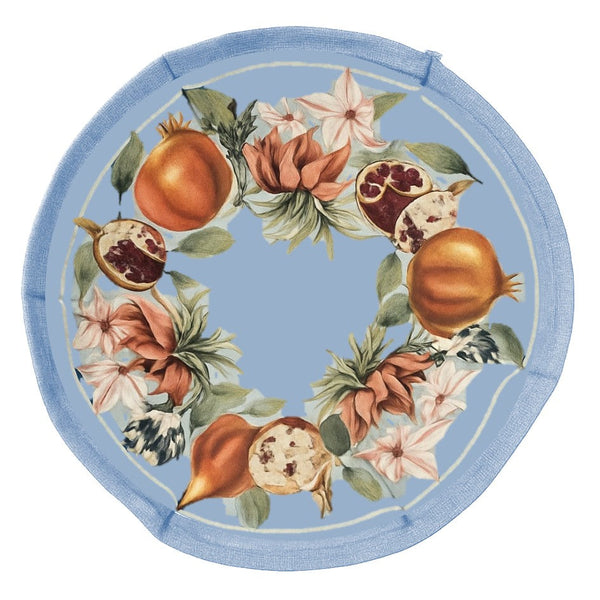Pomegranate - P05 Bread Basket Light Blue / Light Blue