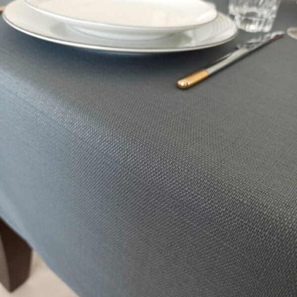 Altamira - Dark Grey Polyester Tablecloth 60"x120"