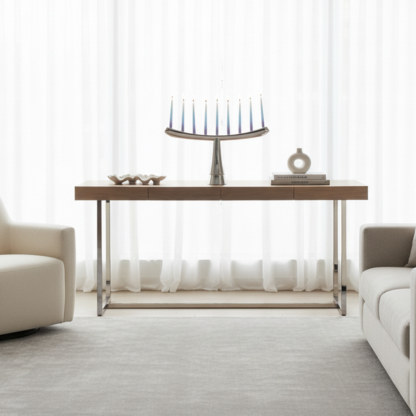 Judaica Menorah - Elegant Room Setting