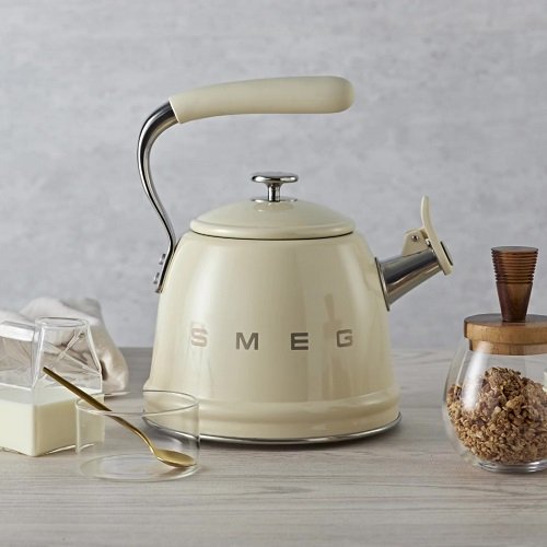 Retro Style - Whistling Kettle Cream Glossy