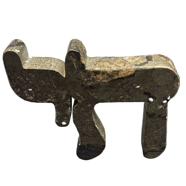Chai - Sculpture Pyrite Stone