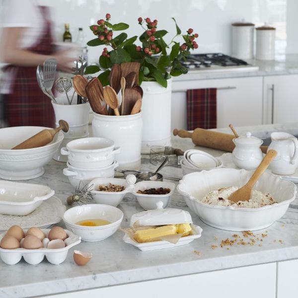 Berry & Thread Whitewash - Nesting Prep Bowl Set/4