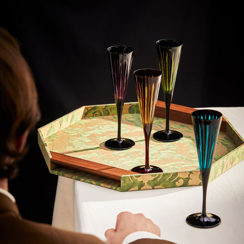 Prism - Champagne Flutes Assorted (Set of 4)