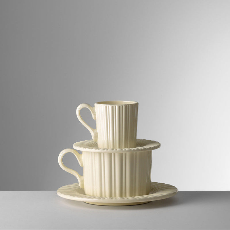 Tea Time - Tea Cup & Saucer (Set of 2)
