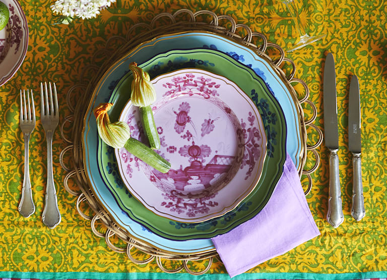 Oriente Italiano Malachite - Soup Plate