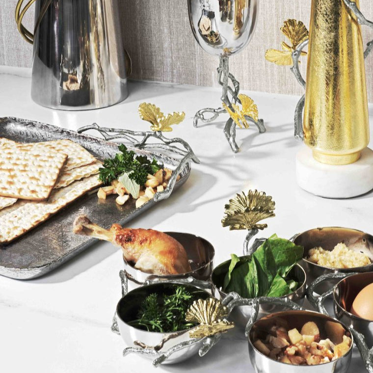 Butterfly - Ginkgo Luxe Matzah Plate