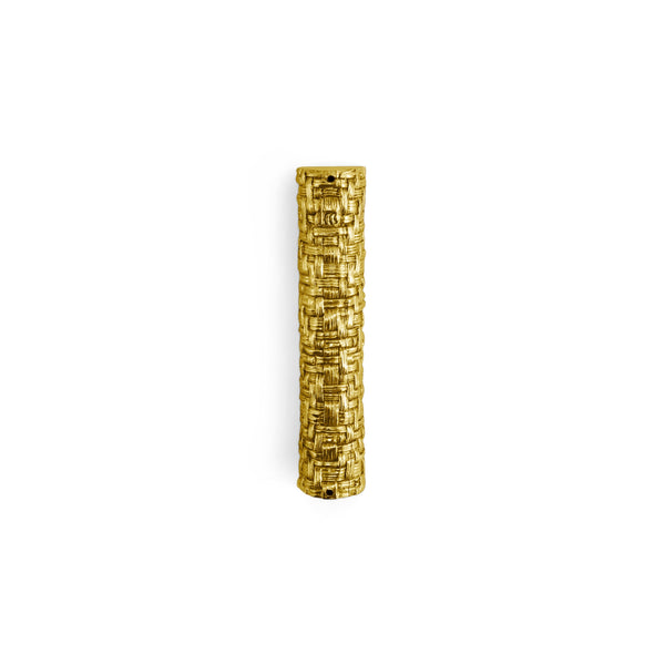 Palm - Antique Goldtone Mezuzah