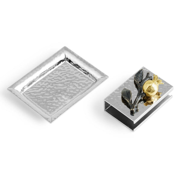 Pomegranate - Silver & Gold Matchbox Set