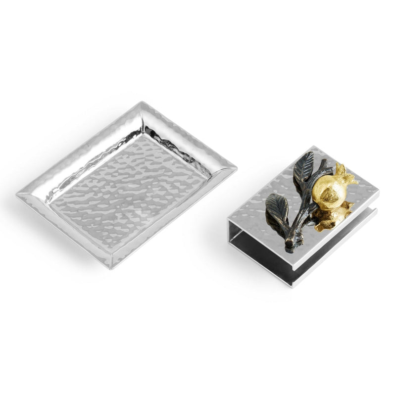 Pomegranate - Silver & Gold Matchbox Set