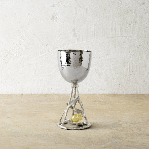 Pomegranate - Silver & Gold Kiddish Cup