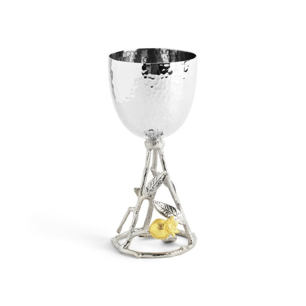Pomegranate - Silver & Gold Kiddish Cup