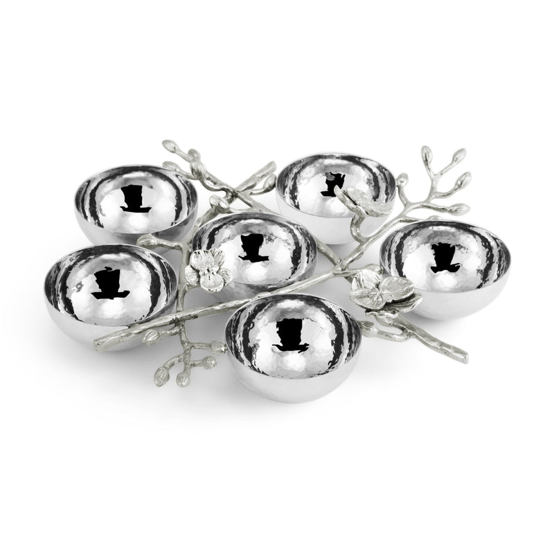 Orchid - White Seder Plate