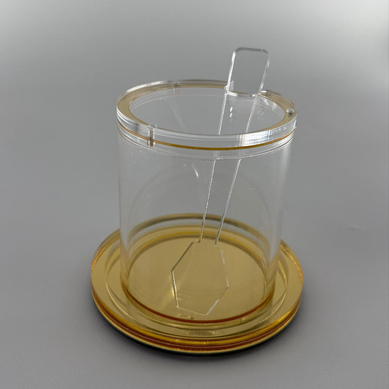 Honey Jar - Acrylic Cilinder Gold